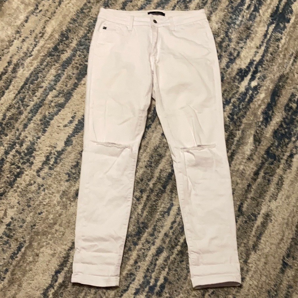 KanCan White Distressed Denim Jeans Size W11 29